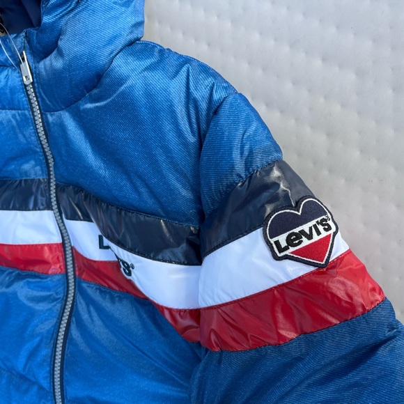 NWT Levi’s Retro Puffer Jacket - Kids Large - Picture 2 of 10
